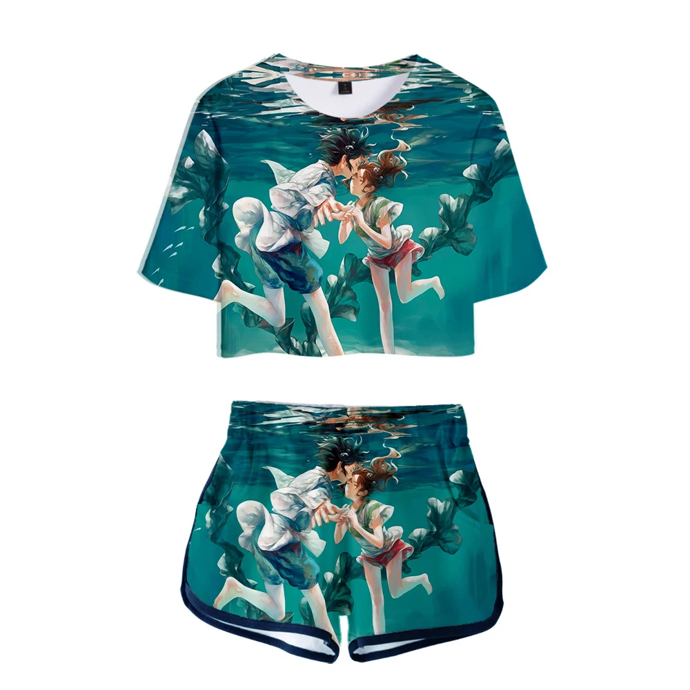 Повседневный комплект для отдыха в стиле хип хоп с анимационной пленкой и