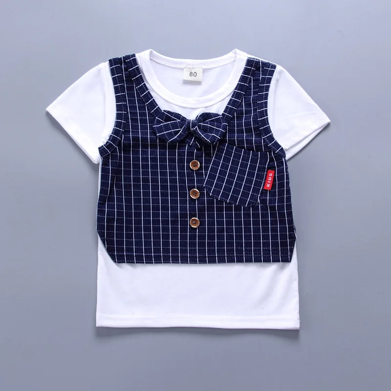 Cartoon Baby Boy Clothing Set Summer 2018 New Style Infant Clothes Girls Cotton Short Sleeve |