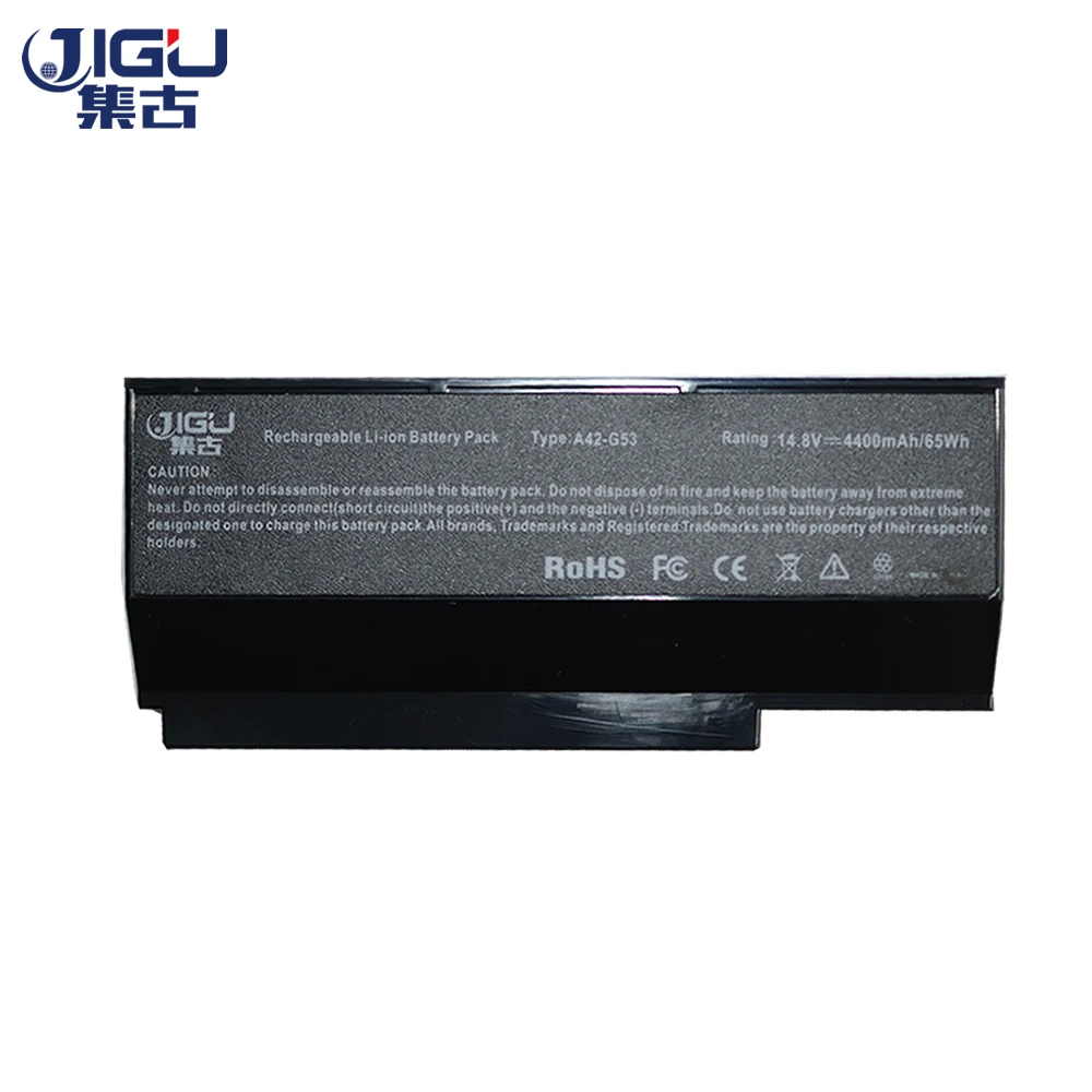 JIGU Новый аккумулятор для ноутбука 07G016DH1875 07G016HH1875 70-NY81B1000Z 90-NY81B1000Y A42-G73 A42-G53 ASUS G73 G73J
