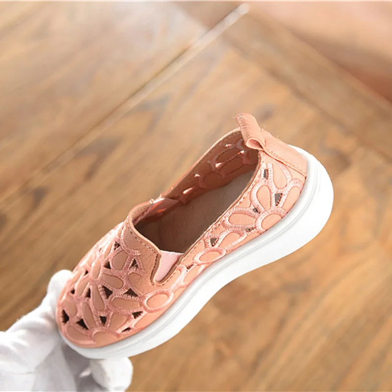 Кроссовки BeckyWalk Детские с вышивкой повседневная обувь для девочек вырезами без