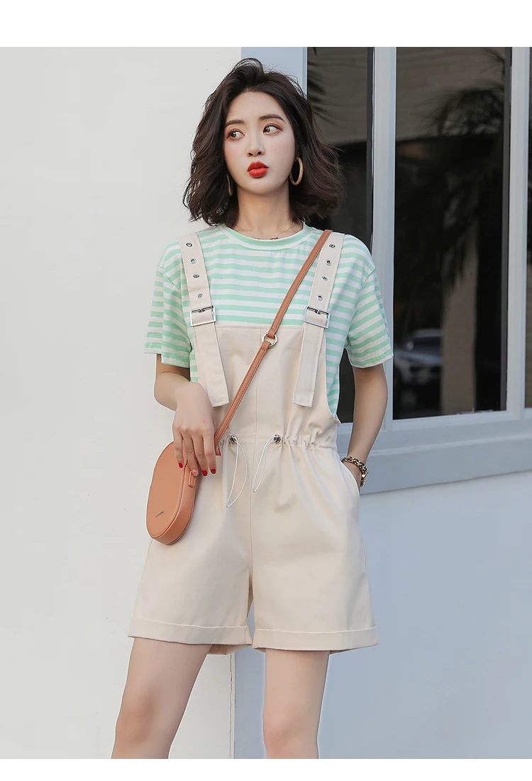 Костюм женский 2019 лето Новая повседневная широкая повязка на ноги шорты