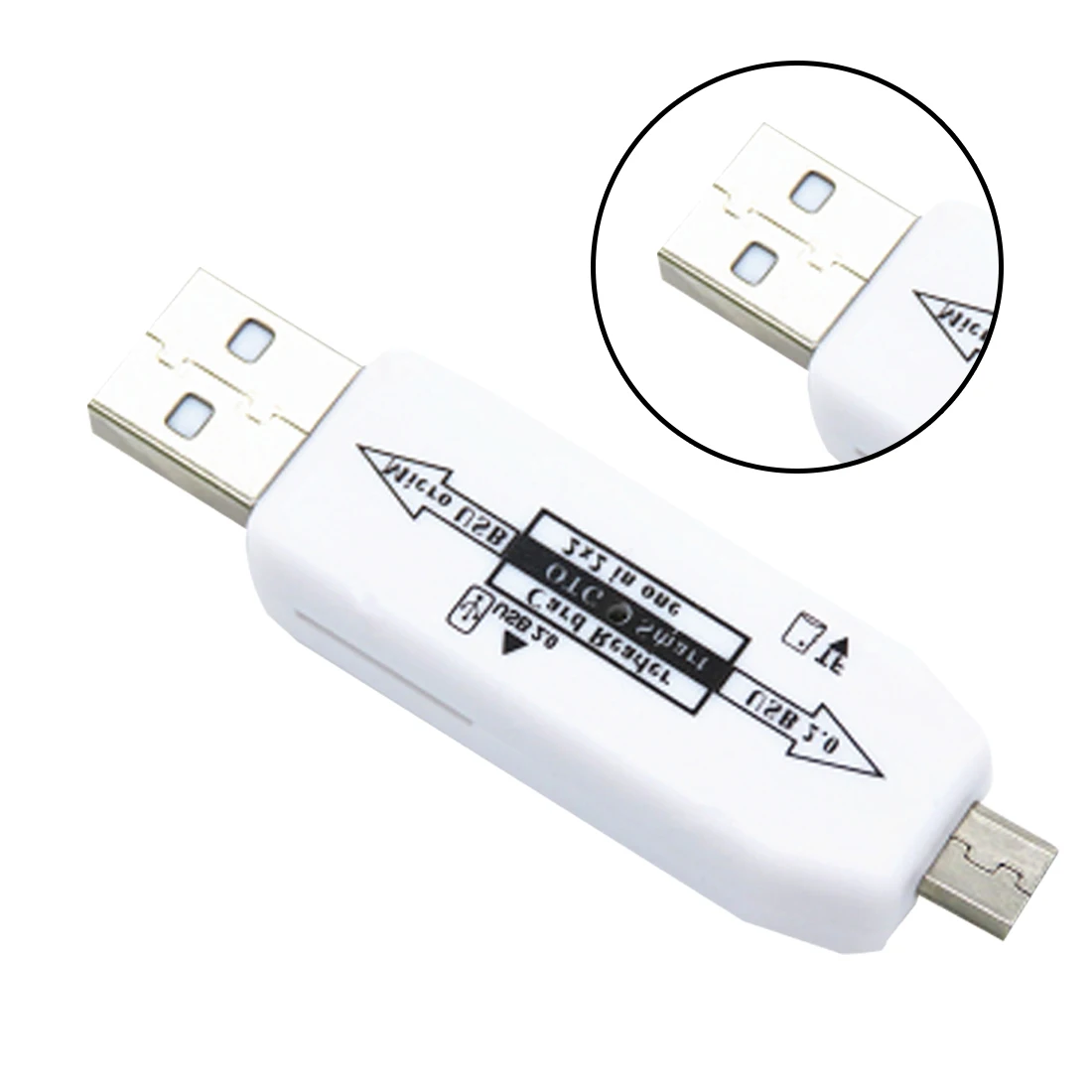 NOYOKERE Новый OTG кардридер USB 2 0 концентратор Универсальный Micro TF адаптер комплект