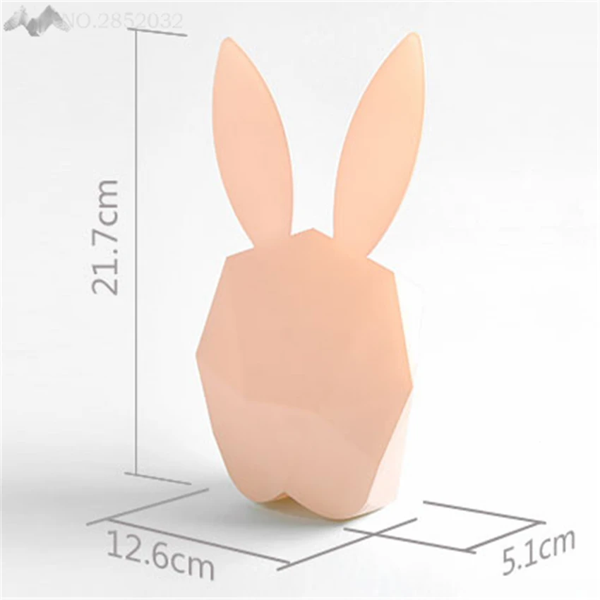 JW_Multi function светодиодный цифровой будильник Mi Rabbit ночные светильники для детей