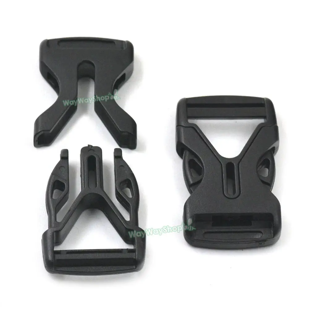 10 шт. Пряжка Боковое крепление для лямки нейлоновый ремень Паракорд сумка