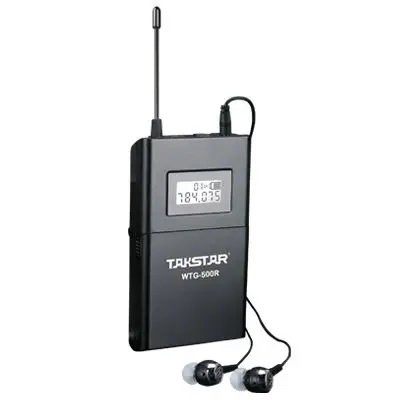 Настройка Takstar WTG 500 UHF PLL Беспроводная система гида тура голосовое устройство
