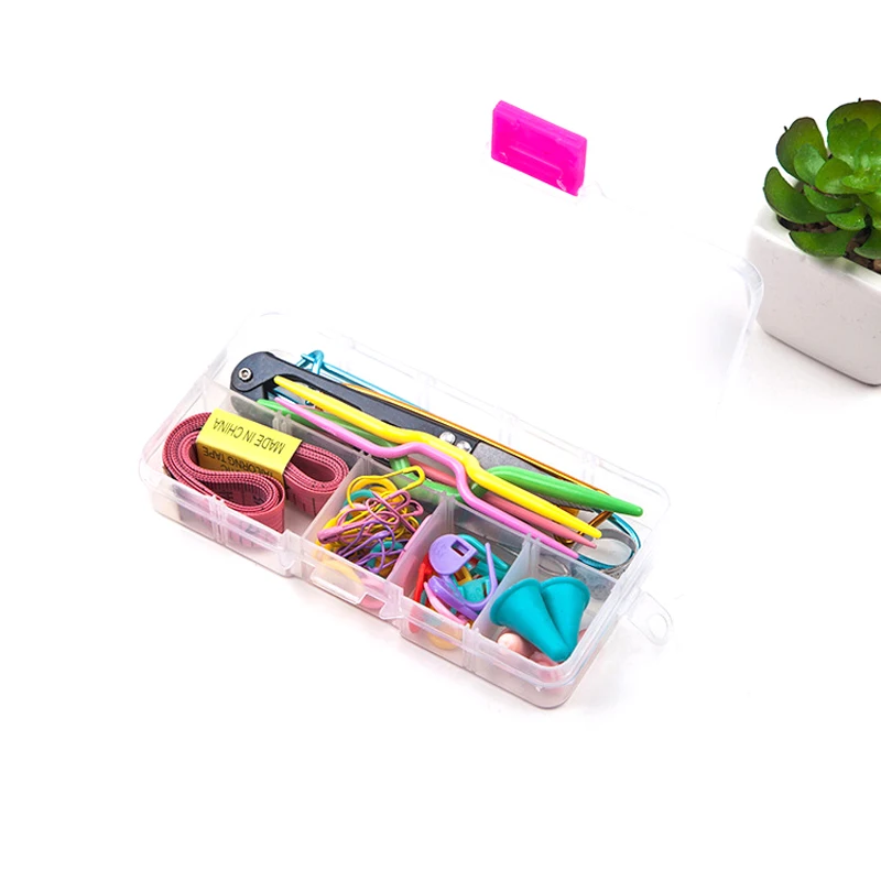 1 Набор инструментов для шитья крючком Крючки спицы продажи рукоделие чехол