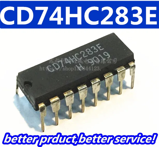 Бесплатная доставка 10 шт./лот CD74HC283E 74HC283 SN74HC283N HD74HC283P MM74HC283N MC74HC283N DIP 16