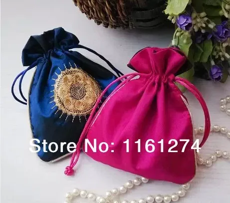 50 шт. вышитые ткани 11*15 см MultiColor Pattern Ювелирные Вышивка Крестом Пакет мешок#3