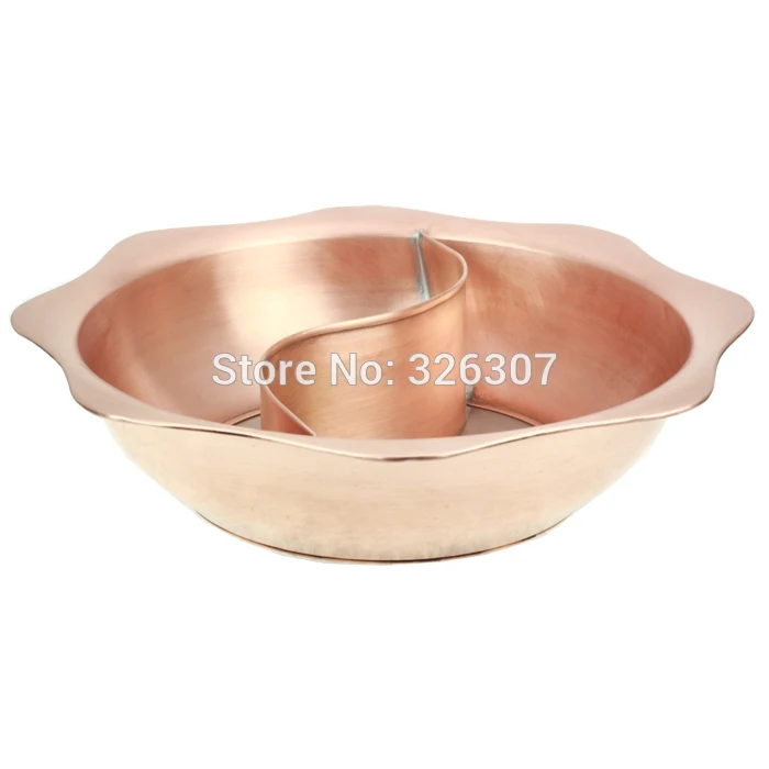 32cm Sichuan Chongqing China copper mandarin duck hot pot thickened Mongolian Chinese handmade fire stewpot chafing dish | Дом и сад