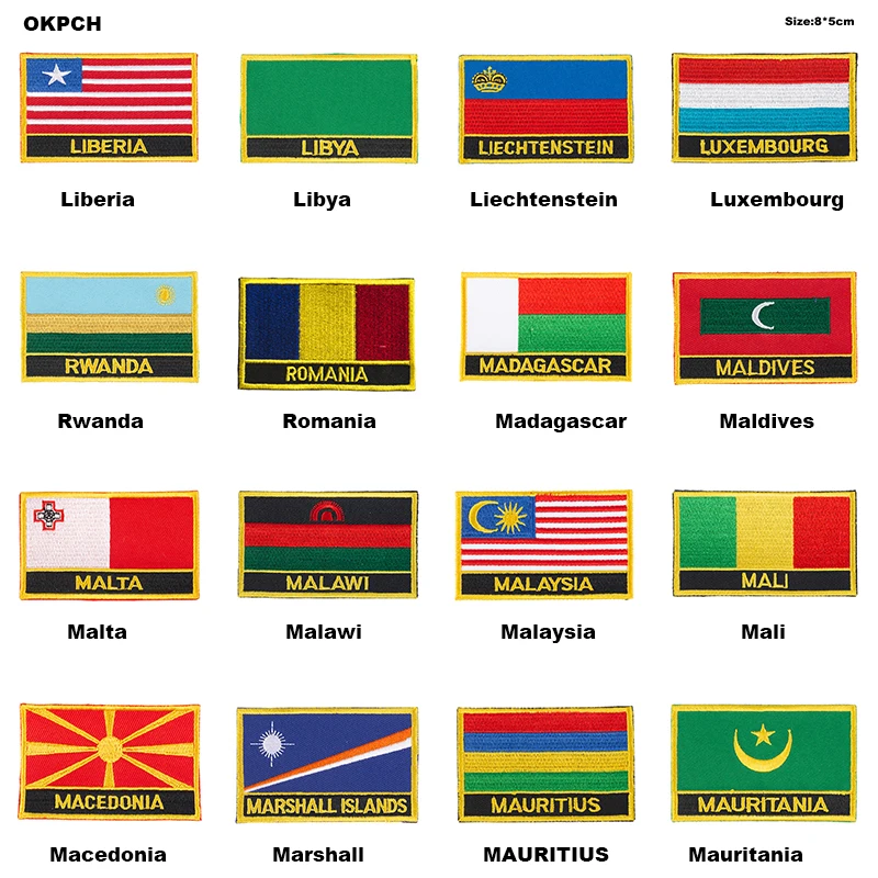 Нашивки с флагом гладить на пиле для курток нашивки шляпе значки рюкзаков одежды