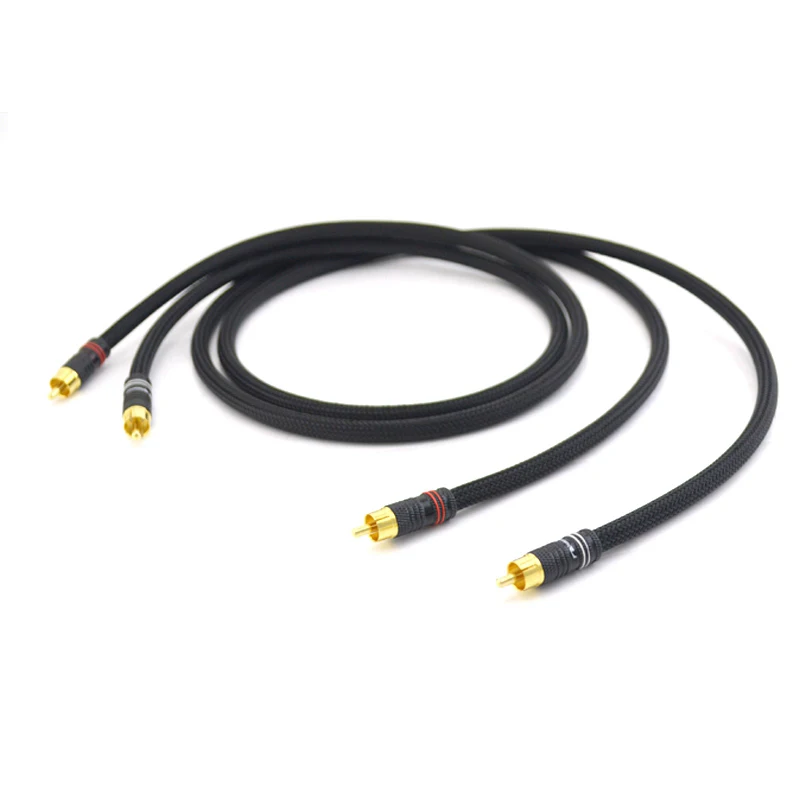 

Бесплатная доставка VDH OFC посеребренный аудио кабель RCA с MC D102 MK III Гибридный соединительный кабель