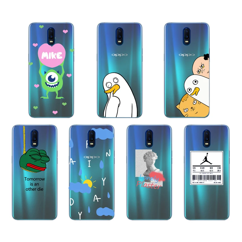 Милый ТПУ чехол CinkeyPro для OPPO F9 F7 F5 R17 Pro RX17 R15 R11 R11s R9 R9s Plus мягкий прозрачный