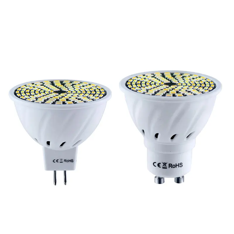 

6X LED Spotlight SMD 3014 Bulb 80 128 Leds AC 220V 110V MR16 GU10 Led Dimmable Lamp Energy Saving Replace Halogen Floodlight