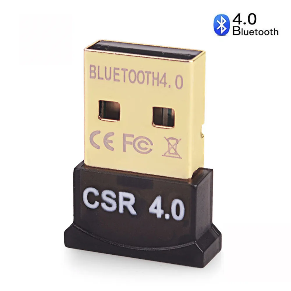 

Mini USB Bluetooth Adapter CSR 4.0 Dongle Receiver Transfer Wireless Adapter For PC Computer Laptop Supports Windows 10/8/7/XP