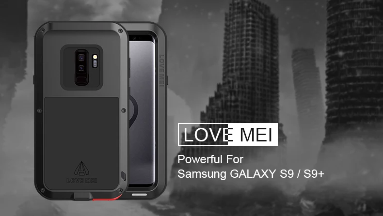 Любовь Мэй жизнь Водонепроницаемость металлический корпус для SAMSUNG Galaxy S6 S7 Edge Plus S8 S9 S10 плюс Примечание 8 9 A6 A8 A9s плюс