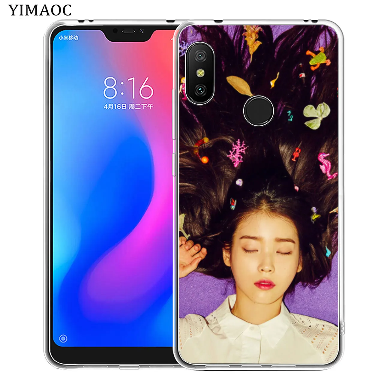 Мягкий силиконовый чехол для телефона YIMAOC kpop singer IU Xiaomi Mi 9 9T CC9 CC9E A3 Pro 8 SE A2 Lite A1 f1 MiX 2S