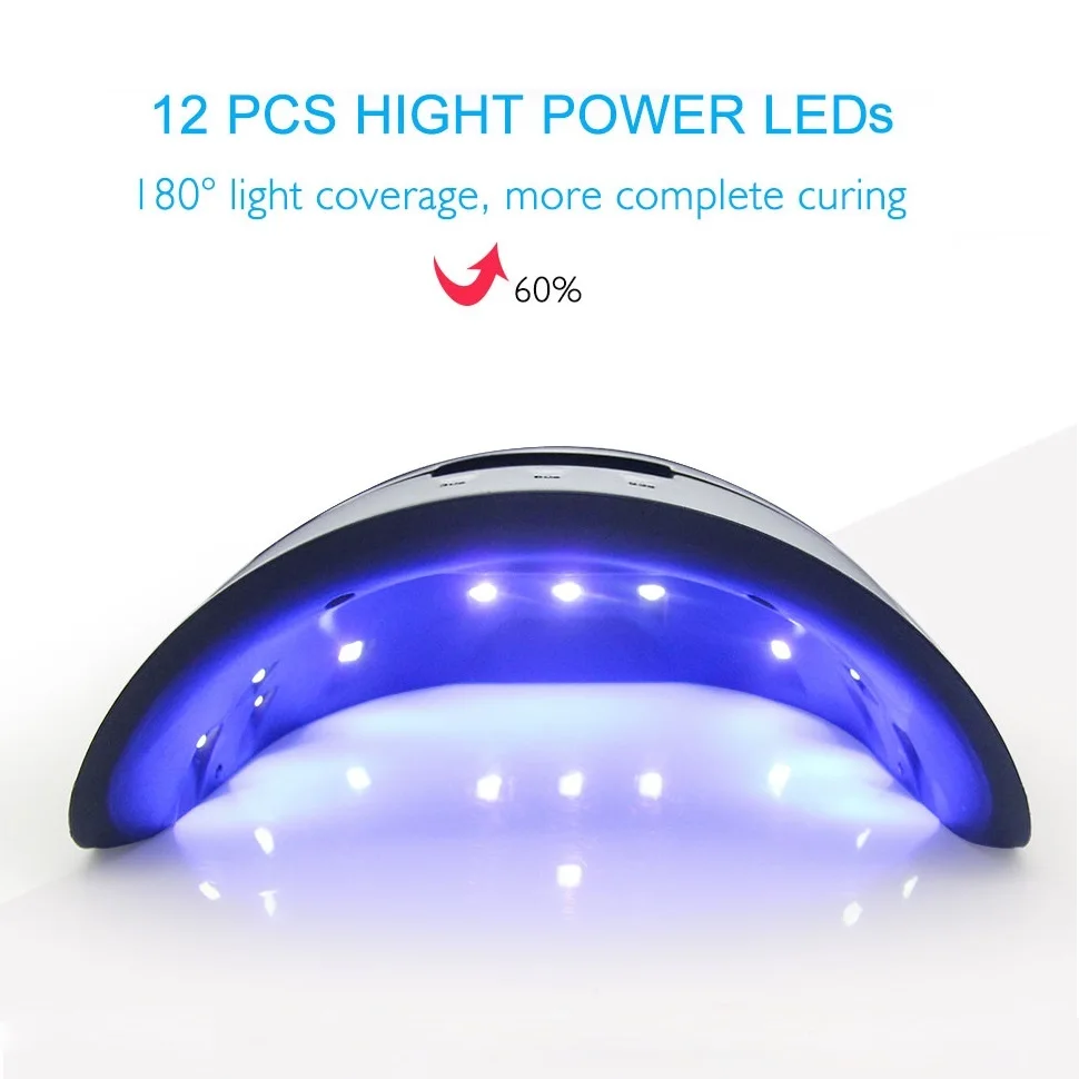 LKE 24 Вт лампа для ногтей мини USB LED УФ Сушилка Уход за ногтями машина маникюра