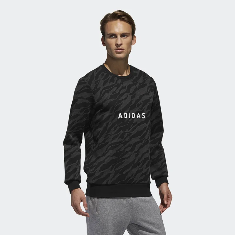 Новое поступление оригинальный мужской пуловер с камуфляжным принтом Adidas EI GFX CS
