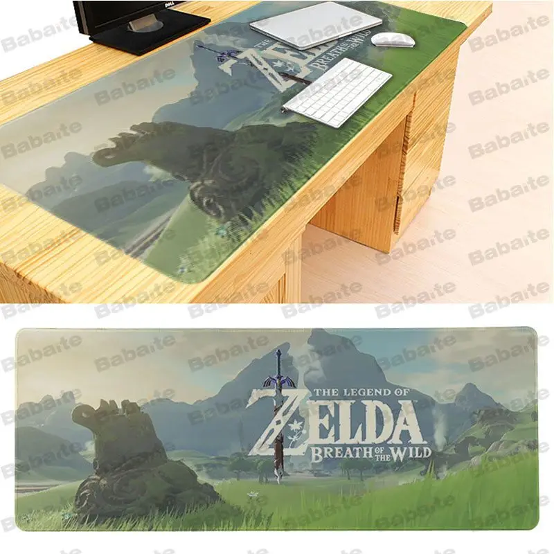 Lock Edge 40X90cm Babaite New Legend of Zelda Ноутбук игровой Lockedge мыши Мышь pad Размеры для 300*900*2 мм и 400*900*2 мм Дизайн Мышь Pad - Цвет: Lock Edge 40X90cm