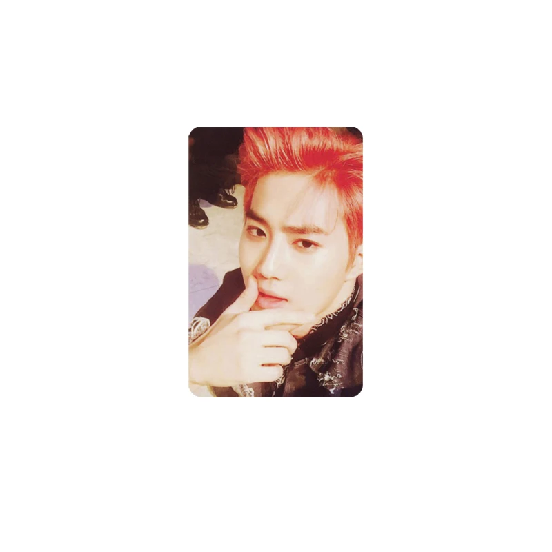 KPOP EXO K M точный LOTTO Plant 3 EX'ACT альбом самодельные бумажные карты POP Подпись LOMO фото