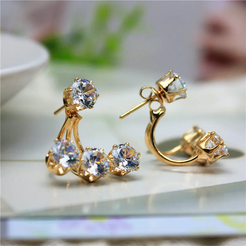 2016 новый дизайн модные брендовые ювелирные изделия крючок цветы стразы