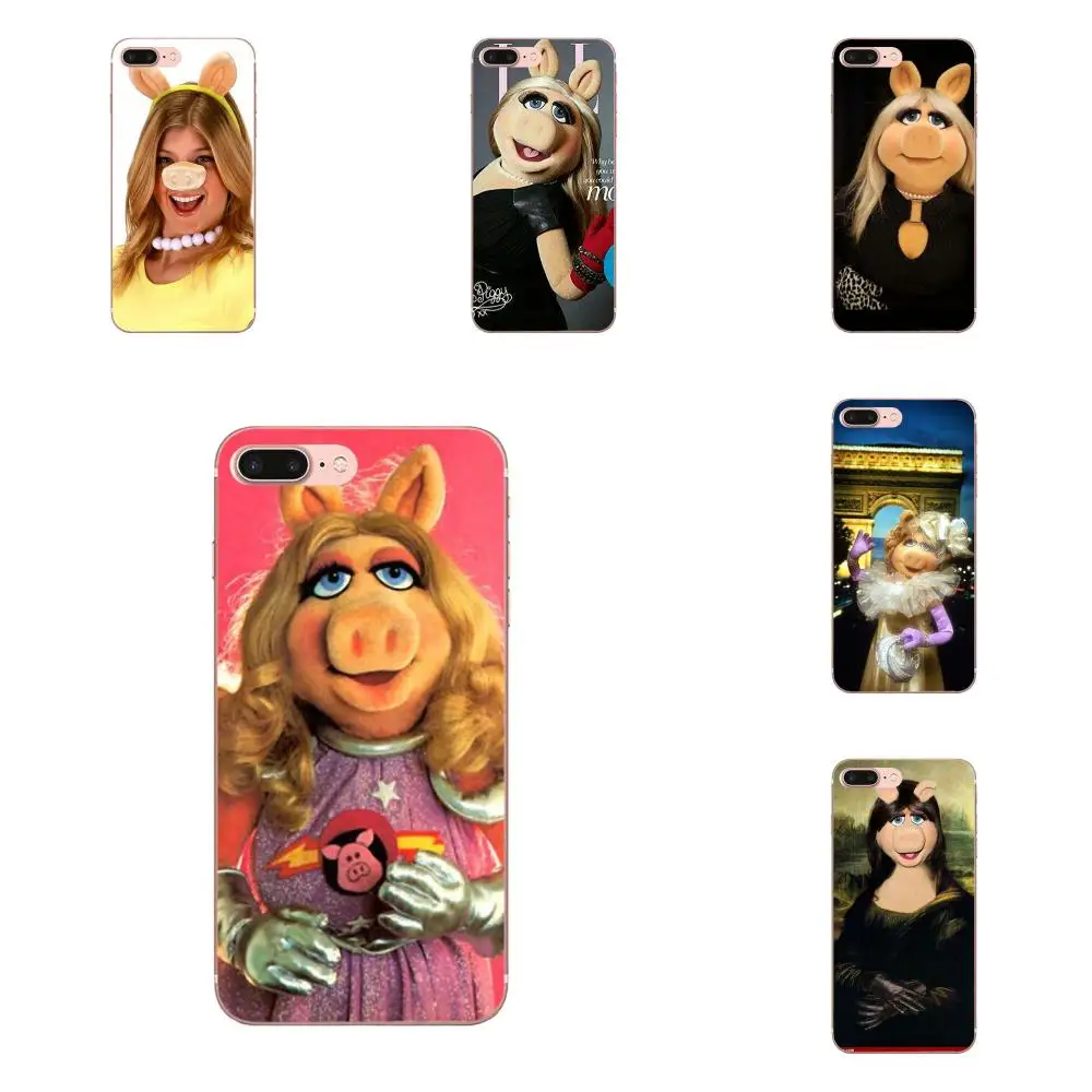 Мягкий чехол для мобильного телефона The Muppets Miss Piggy Galaxy A3 A5 A7 On5 On7 2015 2016 2017 Grand Alpha G850