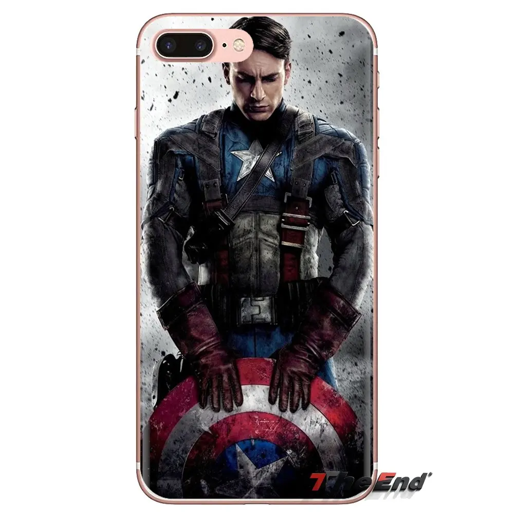 Мягкие прозрачные чехлы для Samsung Galaxy S3 S4 S5 Mini S6 S7 Edge S8 S9 S10 Plus Note 3 4 5 8 9 Captain America Flash |