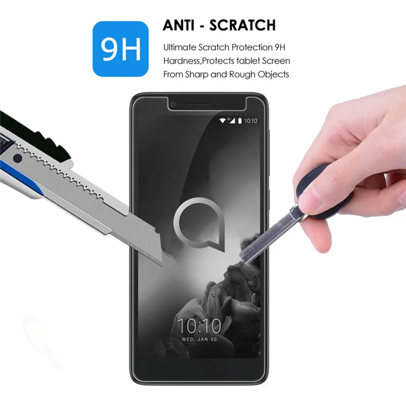 Защитная пленка для экрана из закаленного стекла Alcatel 1C 2019 9H 2.5D 1X (2019)|Защитные