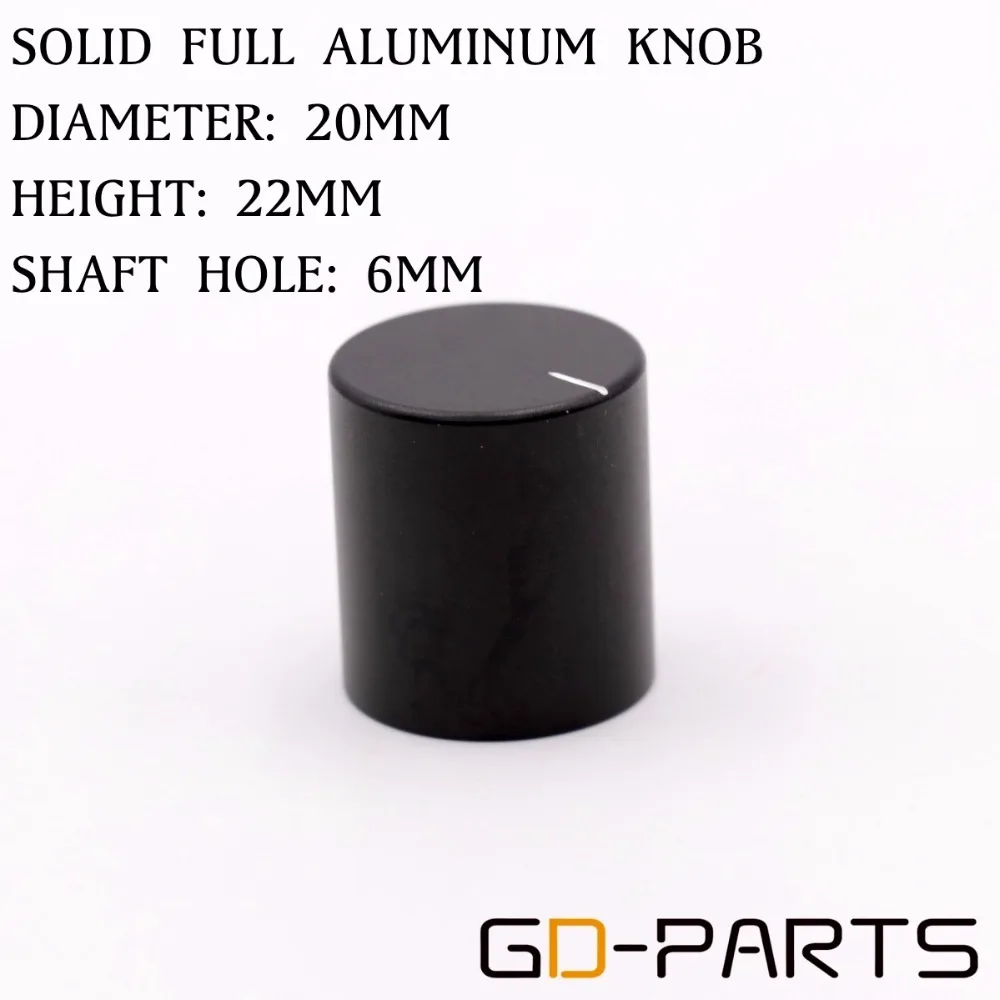 Алюминиевая ручка потенциометра 20x22 мм с регулировкой громкости для HIFI cd плеера