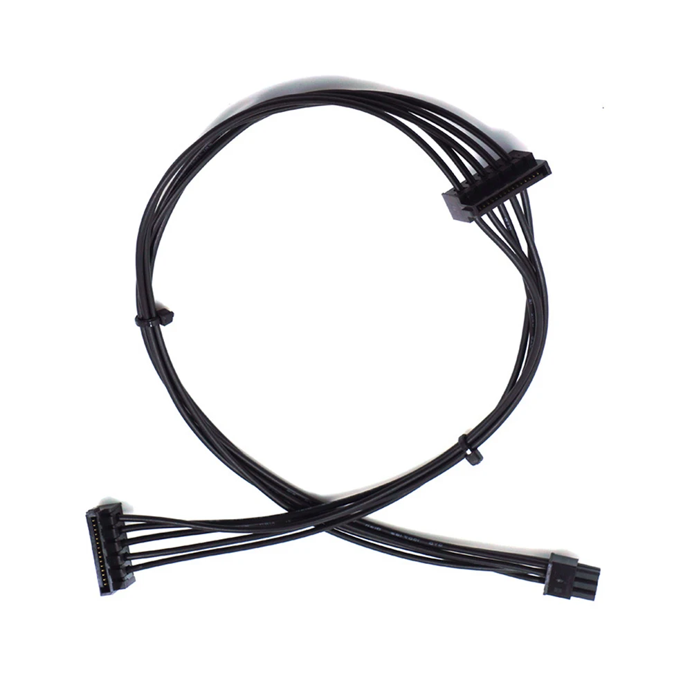 1pcs Mini 6 Pin to 2 SATA 15PIn Power Supply Cable for Dell Vostro 3070 3670
