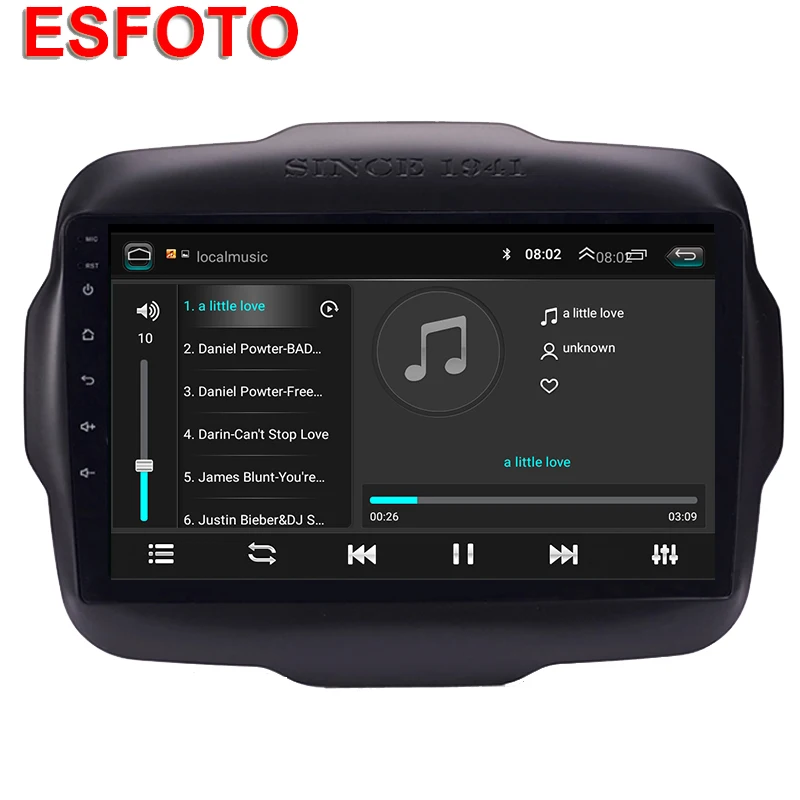 9 &quotAndroid 8 1 автомобильный DVD мультимедийный плеер gps для Jeep Renegade 2015 2016 2017 аудио Авто