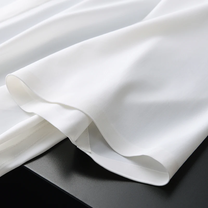 Minglu протектор летние мужские футболки роскошные шелковые ткани с коротким