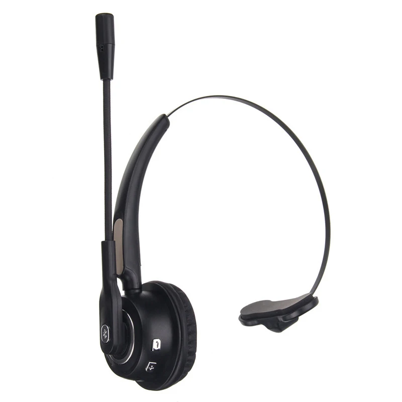 Моно Bluetooth гарнитура для колл-центра Беспроводные HD голосовые Дальнобойщики водители Наушники Громкая связь шумоподавление наушники с микрофоном
