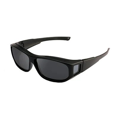 Black l Gray Lens JIANGTUN TR90 подходят более солнцезащитные очки для мужчин/женщин поляризационные UV400 линзы Чехлы по рецепту солнцезащитные очки износ близорукость очки JT8721 - Цвет линз: Black l Gray Lens