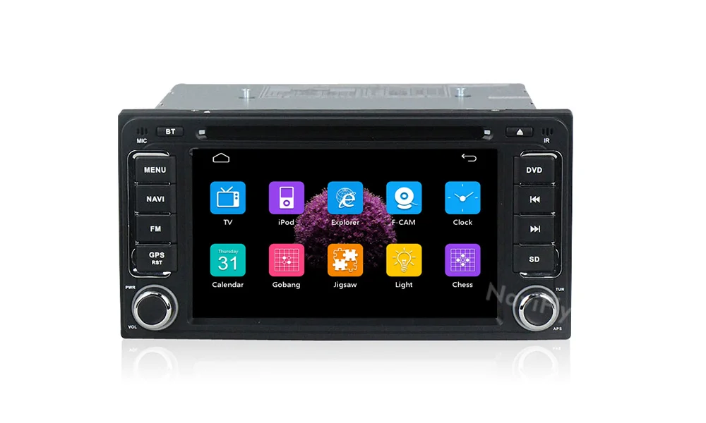 NaviFly 2 din Автомобильный Радио dvd-плеер gps навигация для Toyota Hilux VIOS Camry Corolla Prado RAV4 Prado автомобильный аудио стерео