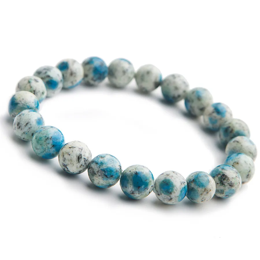 

9mm Natural K2 Jasper Volcanic Jasper Gemstone Bracelets For Women Female Stretch Crystal Round Bead Bracelets Drop Shipping