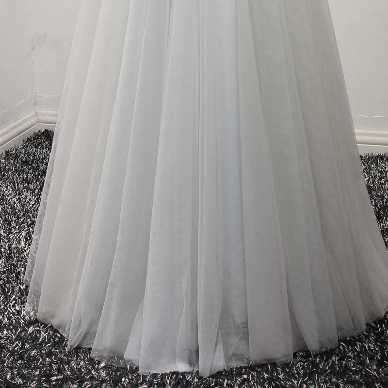 2018 Sweet Lace Flower Evening Dress Boat Neck Floor-length Long Formal Dresses Bride Banquet Elegant Party Gown | Свадьбы и
