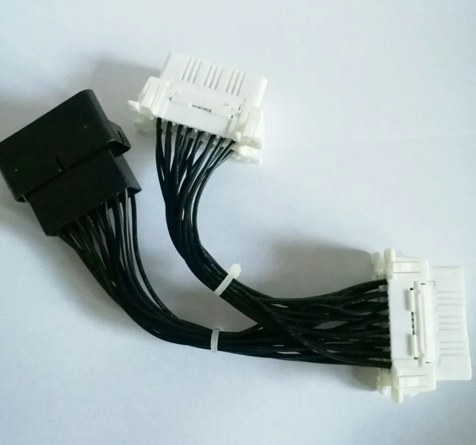 5 шт. качество A + новейший OBD 2 Y сплиттер Удлинительный кабель OBD2 16PIN папа мама ELM327