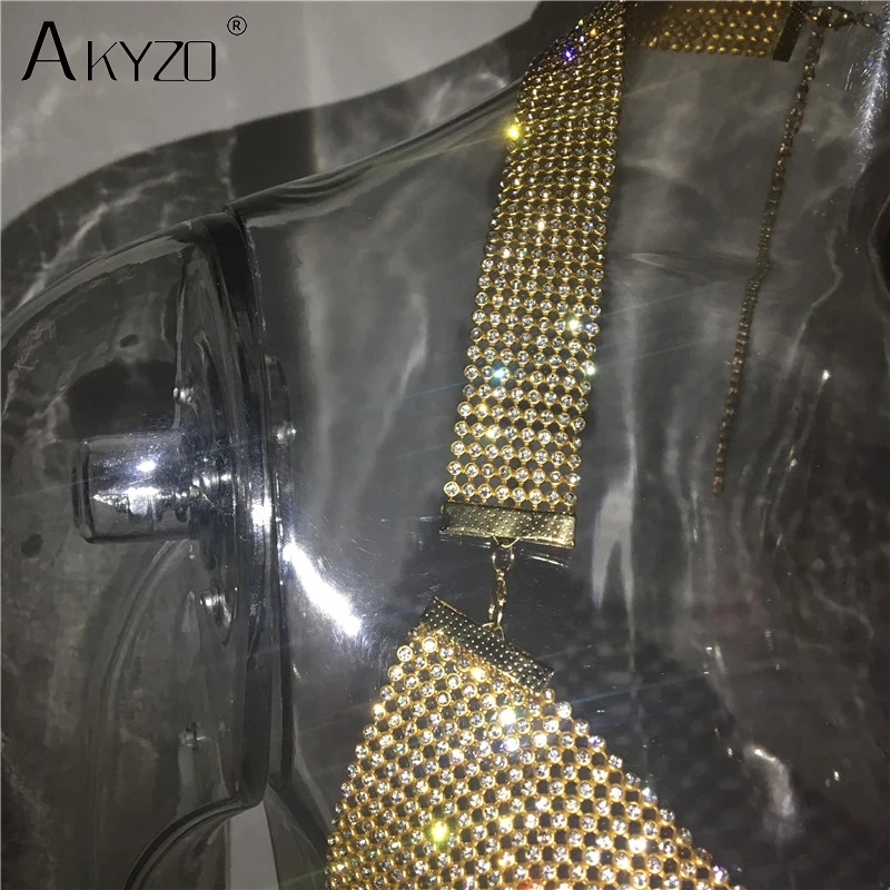 AKYZO, женское золотое, серебряное, стразы, кисточка, цепочка, платье, женское, сексуальное, на бедрах, с высоким разрезом, роскошные, вечерние, на бретелях, для пляжа, ночного клуба, платье