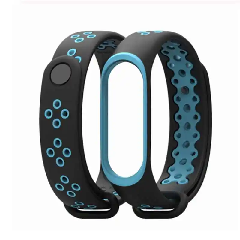 Mi Band 3 4 ремешок спортивный mi band 3 браслет для xiaomi mi band 4 3 браслет ремень Цветной силиконовый сменный ремешок смарт-браслета