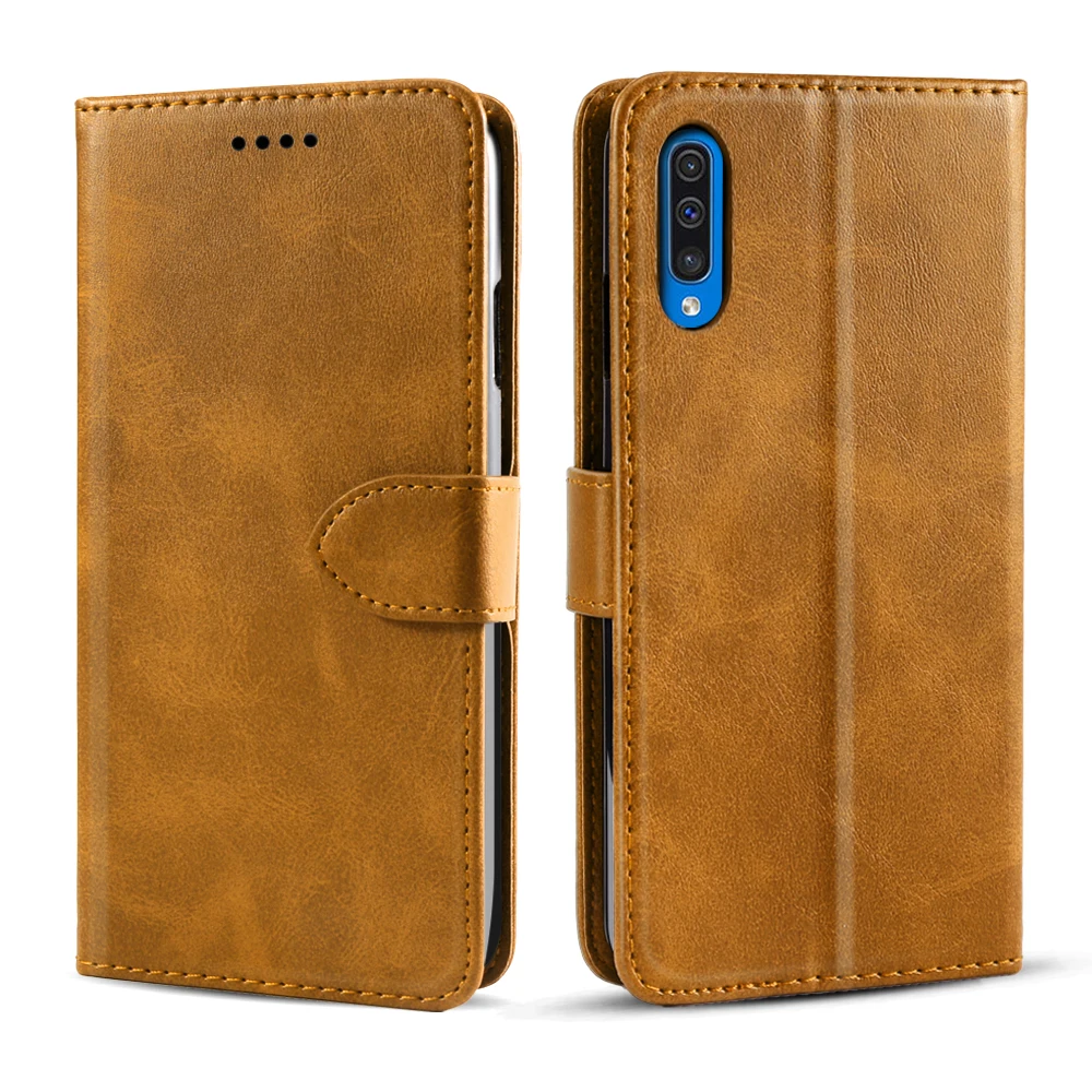 Для samsung Galaxy A50 A40 A30 A20 A10 A70 чехол Vinatage кожаный чехол-кошелек с подставкой из искусственной кожи чехол для samsung A50 чехол держатель для карт