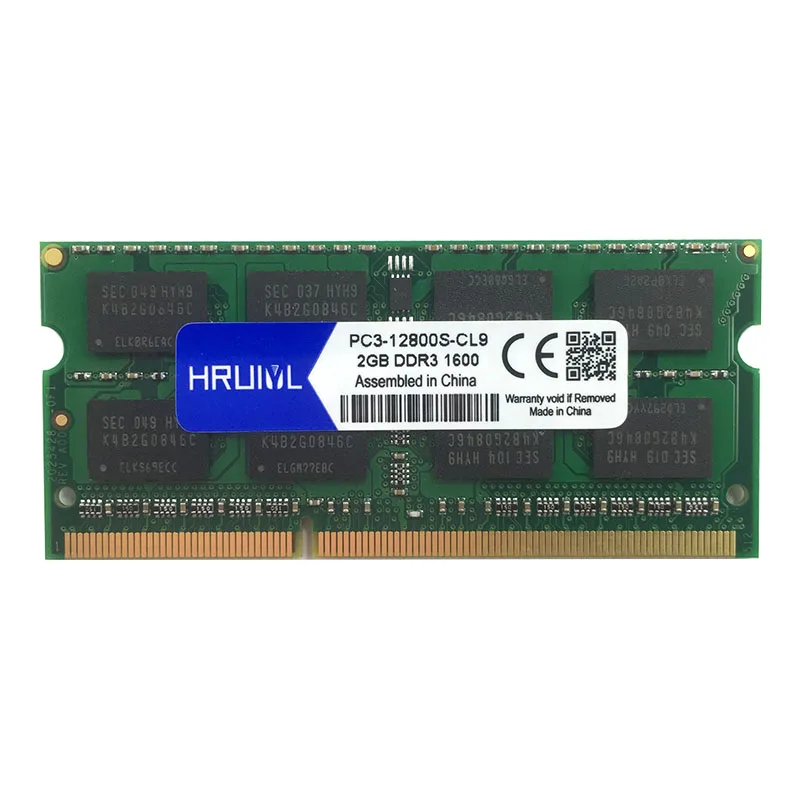 Ноутбук HRUIYL ОЗУ 2 ГБ 4 8 DDR3 1066 1333 1600 МГц DDR3L оперативная память Memoria sdram|Оперативная