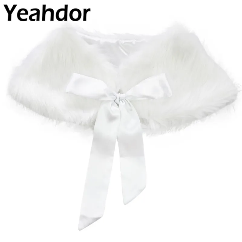 С искусственным мехом для девочек жакет болеро куртка накидка принцессы