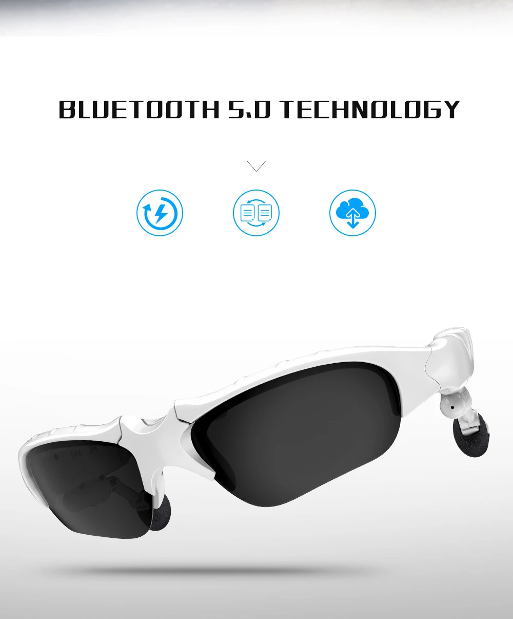 HAOHA X8S TWS Bluetooth 5 0 гарнитура Модные солнцезащитные очки поляризованные наушники