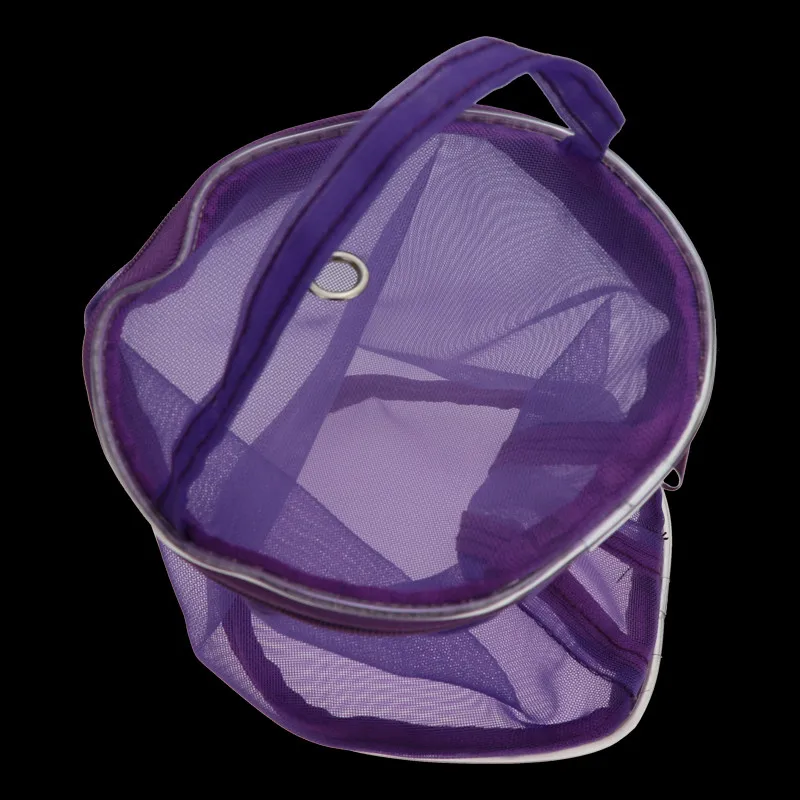 purple Бытовые сплетенные сумки, сумка для хранения пряжи, складная сумка для хранения, чехол для вязания крючком, спицы, Швейные аксессуары - Цвет: purple