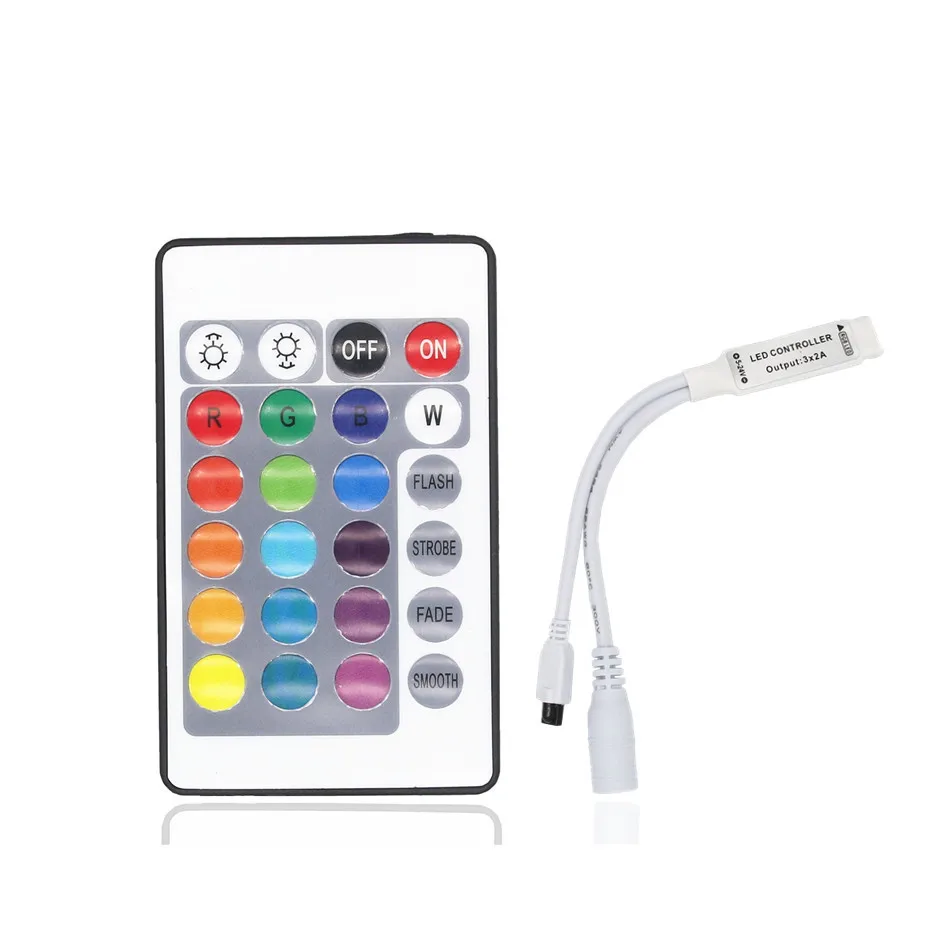 SMD 5050 3528 2835 RGB светодиодный светильник лента аксессуары DC 12V 24 key/44 key RGB IR RF пульт дистанционного управления для RGB светодиодный