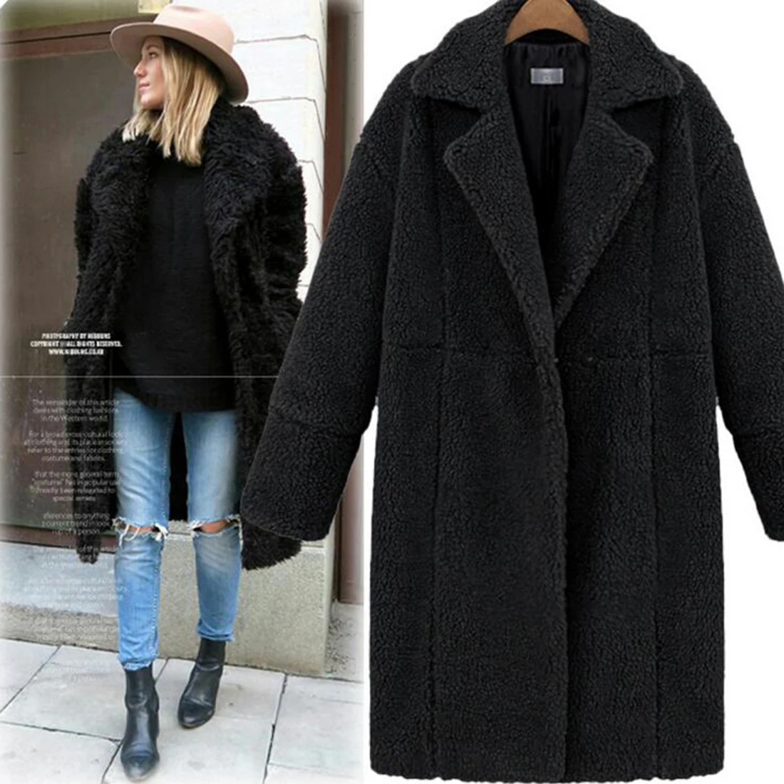 Женские зимние толстые теплые куртки зеленые черные серые искусственная овечья