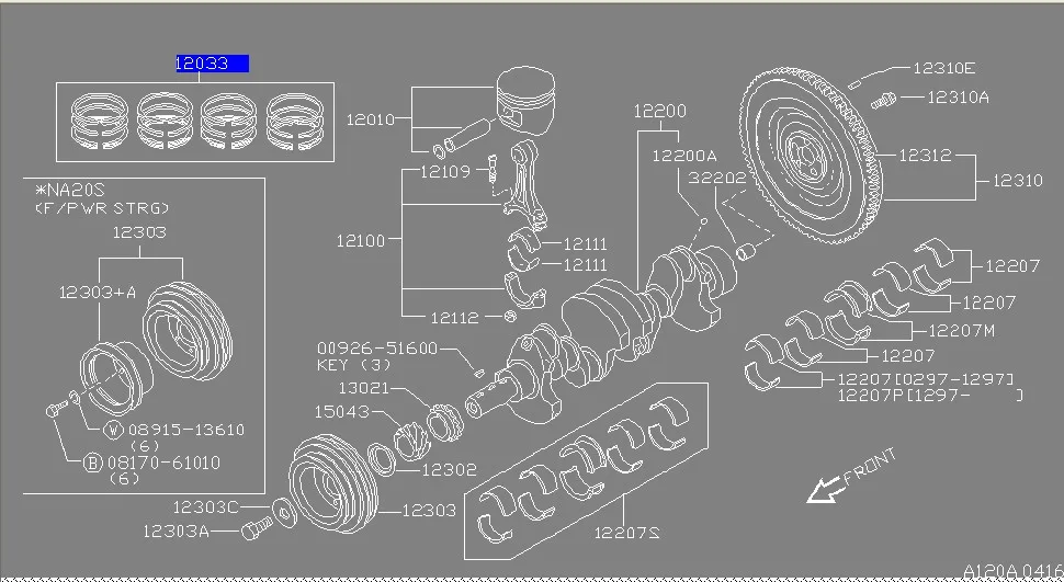 + Поршень двигателя 0 50 G4KD комплект поршневых колец для Hyundai KIA YF K4 K5 IX35 NFC NF 2 L4 16V