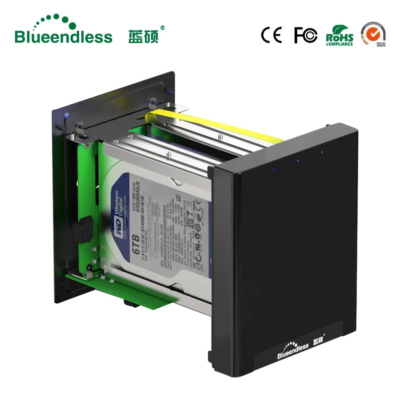 Чехол для жесткого диска Gigabit Ethernet NAS HDD умный чехол 2 5 'Ɖ 5'' гигабитный