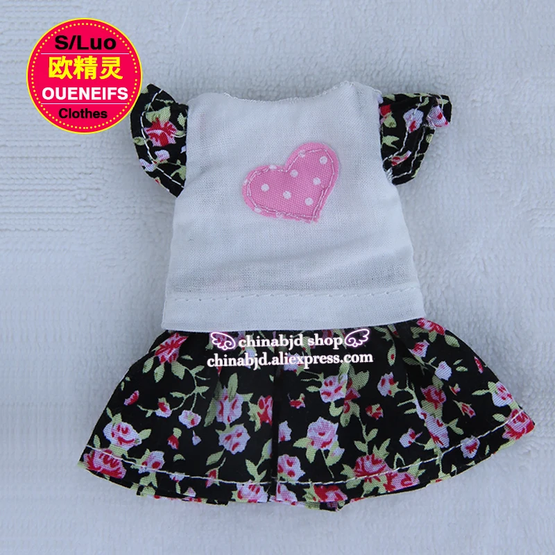 Одежда для куклы BJD SD 1/8 Летнее цветочное платье в форме сердца латти напи BTW тело